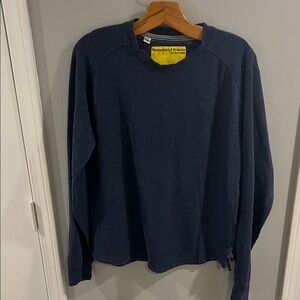 Men's Long Sleeve Navy Shirt